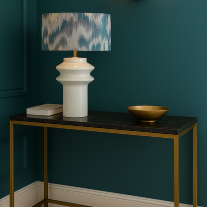 Imara White Shaded Table Lamp
