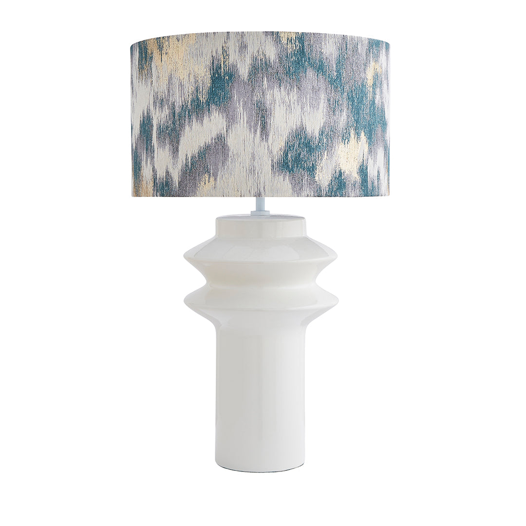 Imara White Shaded Table Lamp