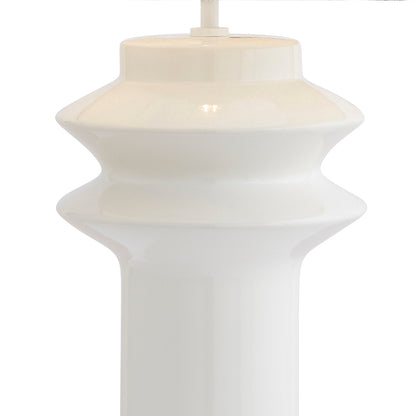Imara White Shaded Table Lamp