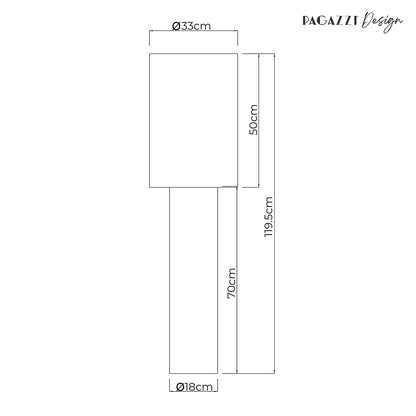 Leora White Floor Lamp