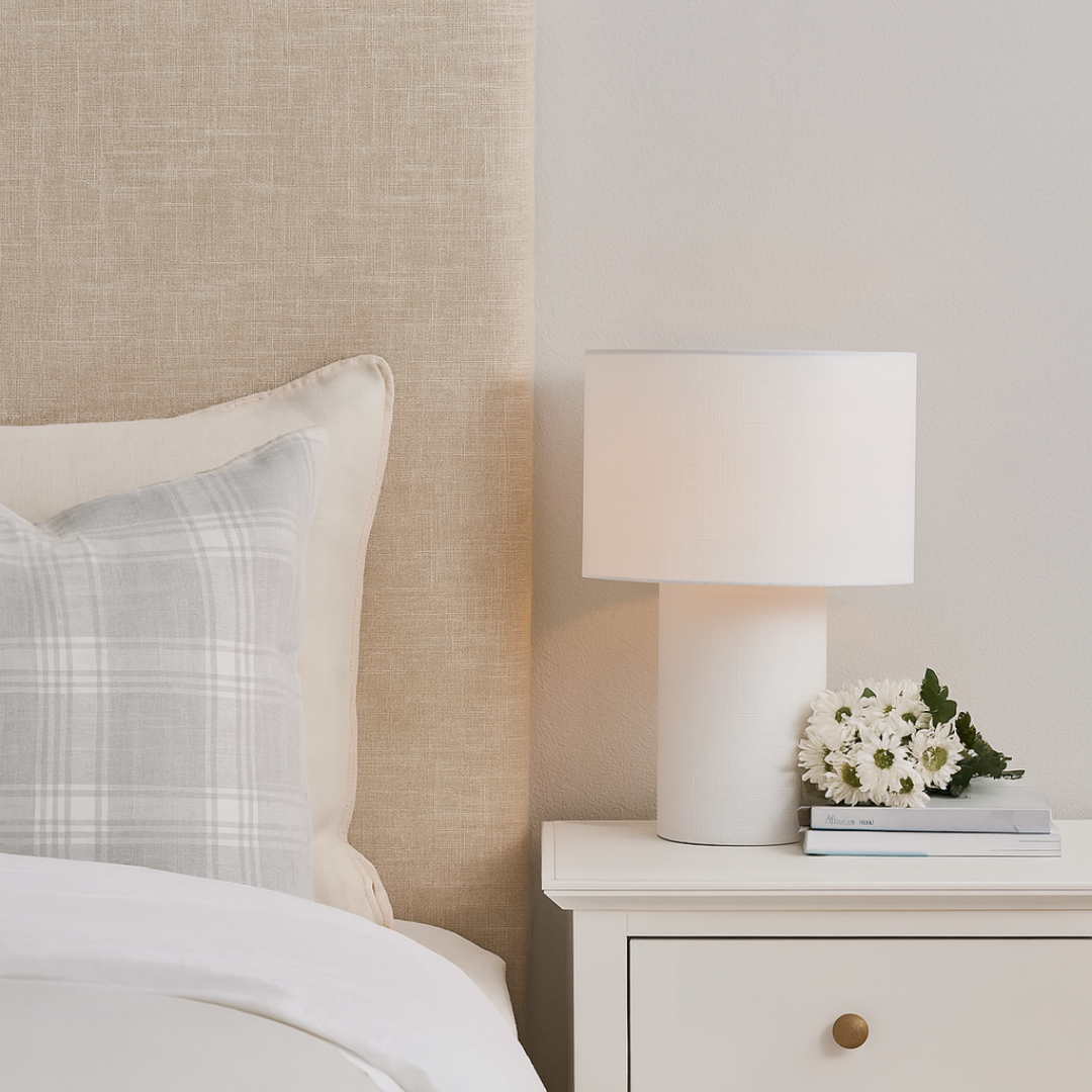 Leora White Table Lamp