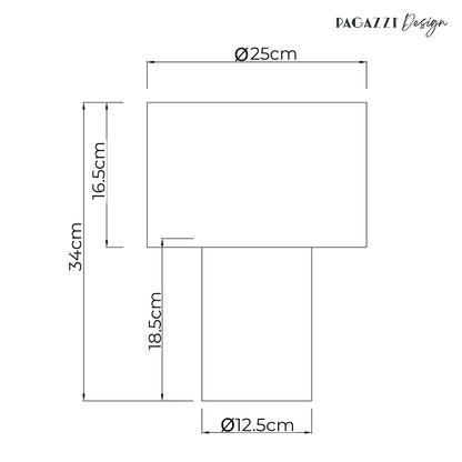 Leora White Table Lamp