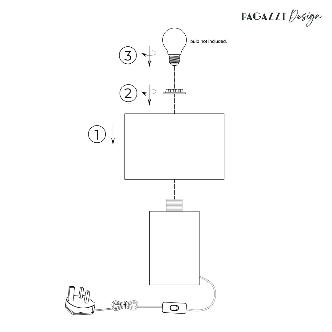 Leora White Table Lamp