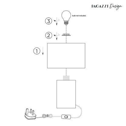 Leora White Table Lamp