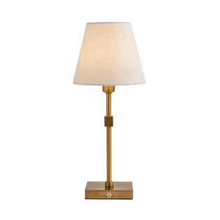 Taliah Antique Brass Rechargeable Table Lamp
