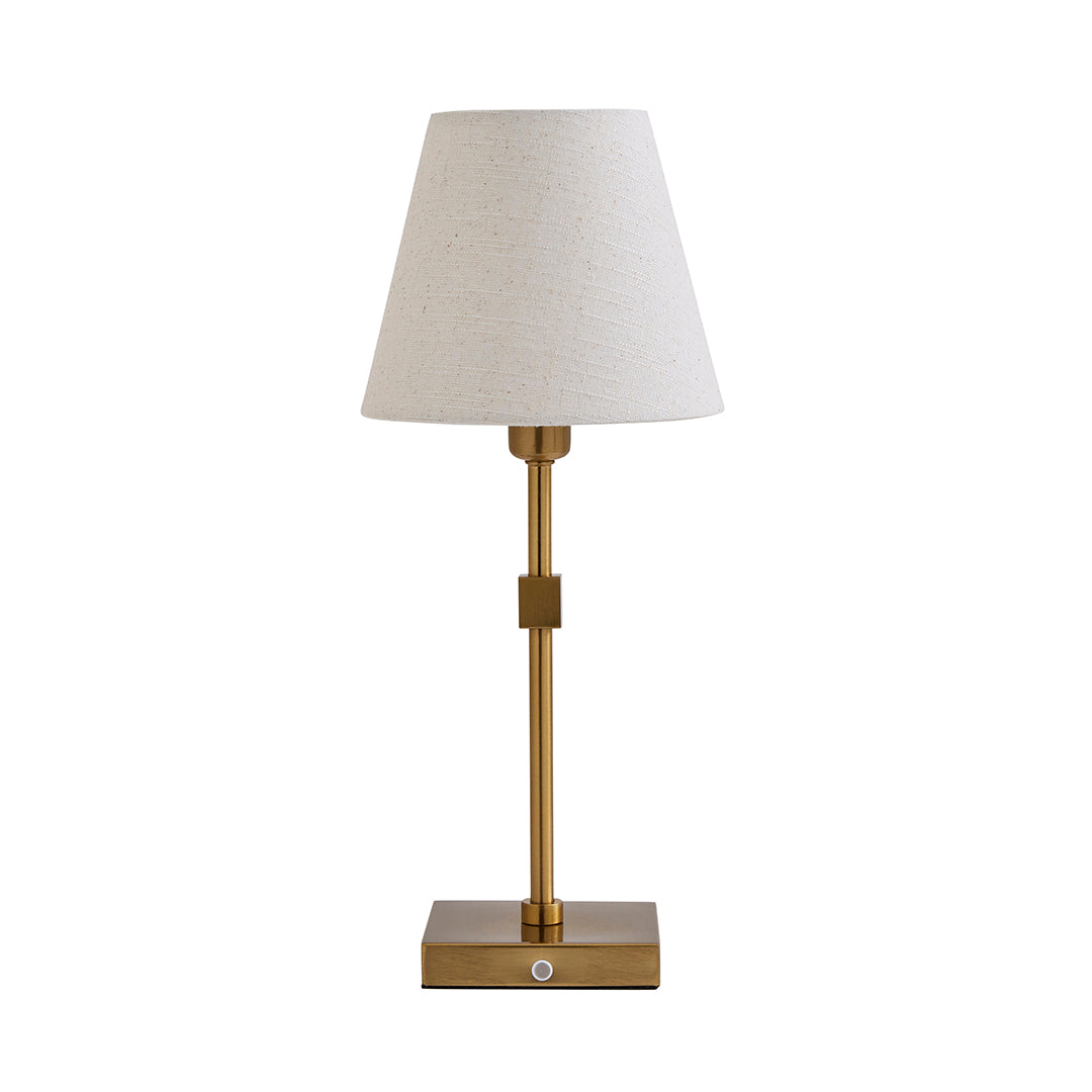 Taliah Antique Brass Rechargeable Table Lamp