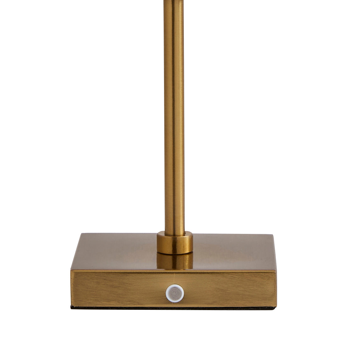 Taliah Antique Brass Rechargeable Table Lamp