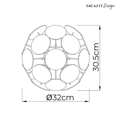 Skye 30Cm Sputnik Ball Easy-Fit Pendant