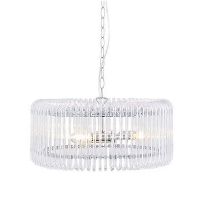 May 3-Light Chrome Ceiling Pendant