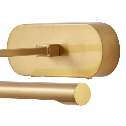 Jana Satin Brass Magnetic LED Picture Light