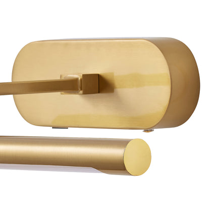 Jana Satin Brass Magnetic LED Picture Light