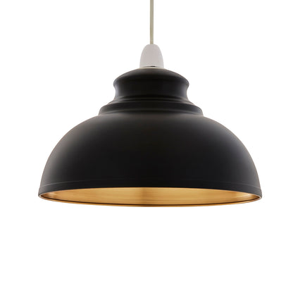 Maris Matte Black Easy-Fit Pendant