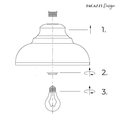 Maris Matte Black Easy-Fit Pendant
