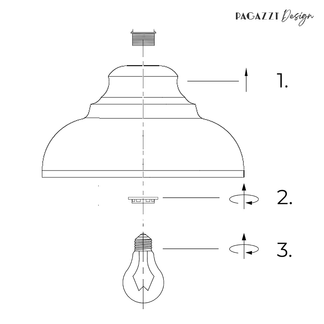 Maris Matte Ivory Easy-Fit Pendant