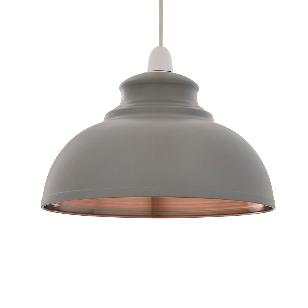 Maris Matte Grey Easy-Fit Pendant
