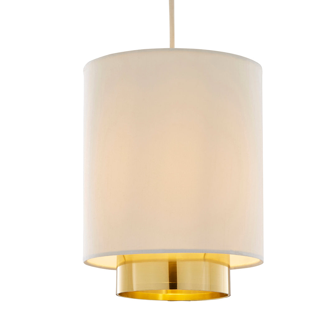 Zelina Grey and Gold Easy-Fit Pendant