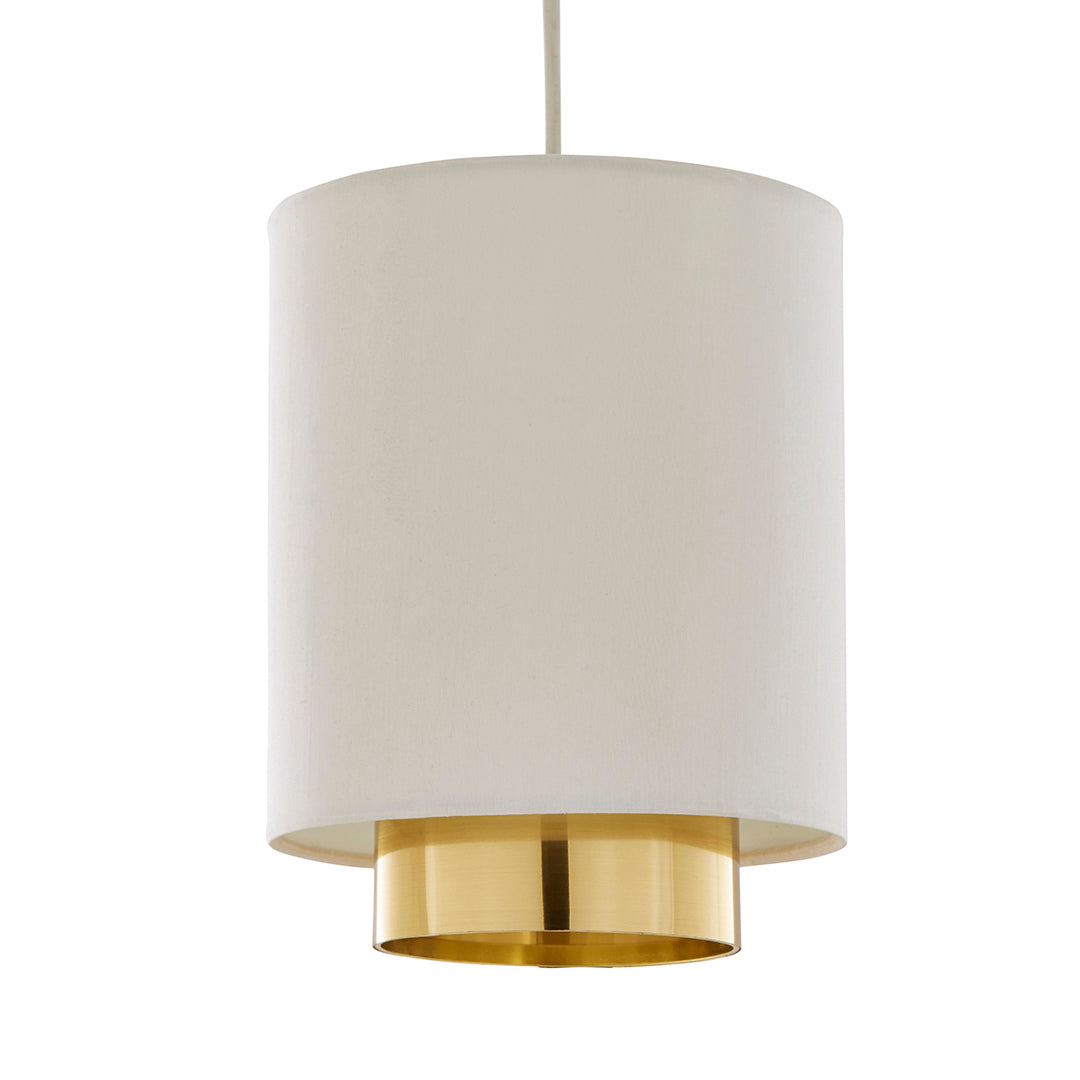 Zelina Grey and Gold Easy-Fit Pendant