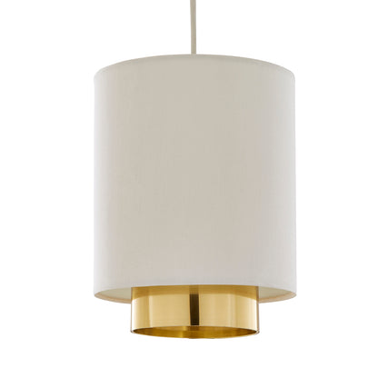 Zelina Grey and Gold Easy-Fit Pendant
