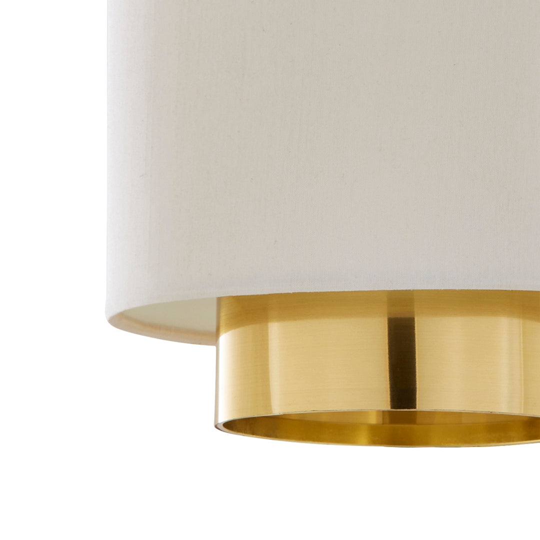 Zelina Grey and Gold Easy-Fit Pendant