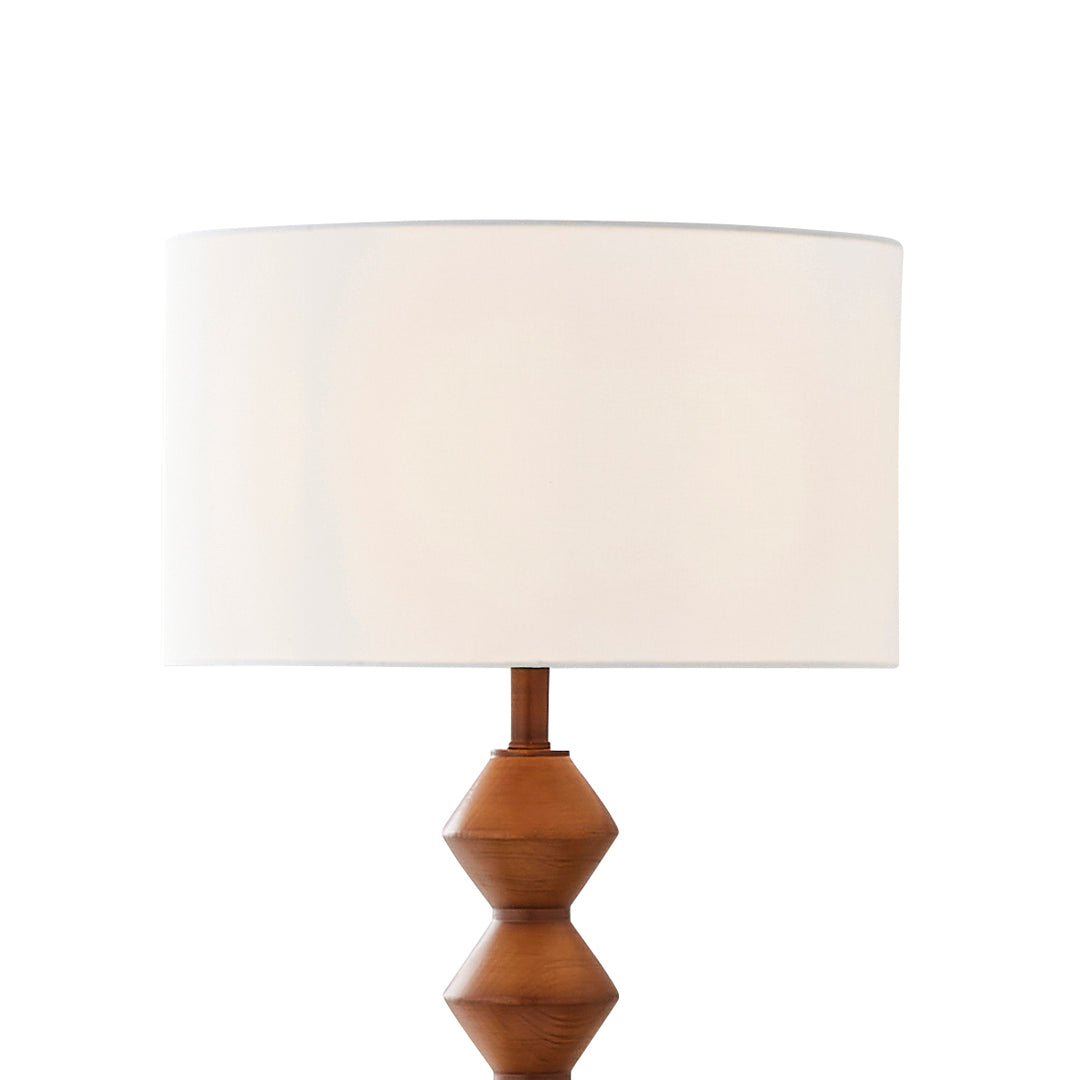 Trezza Walnut Floor Lamp