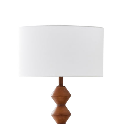 Trezza Walnut Floor Lamp