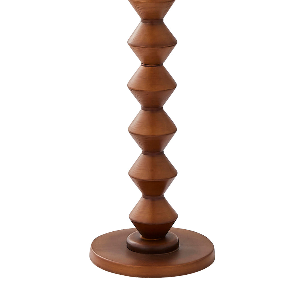 Trezza Walnut Floor Lamp