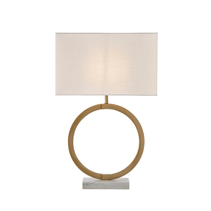 Orbis Ring Metallic Gold Table Lamp