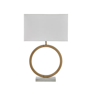 Orbis Ring Metallic Gold Table Lamp