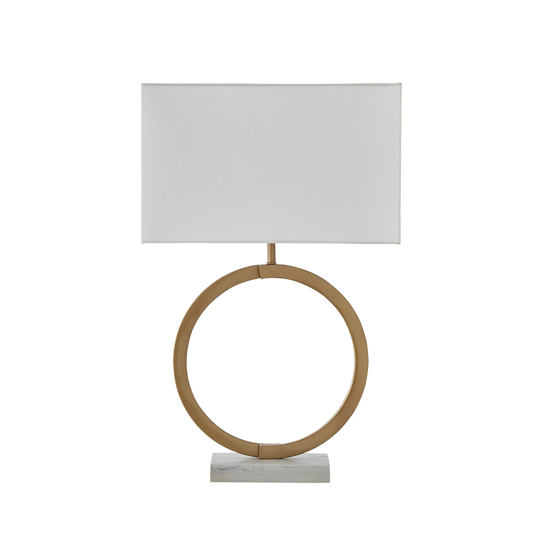 Orbis Ring Metallic Gold Table Lamp