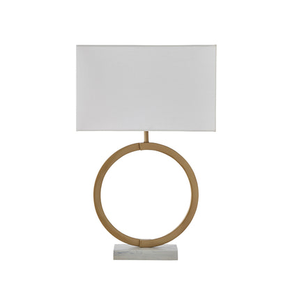 Orbis Ring Metallic Gold Table Lamp