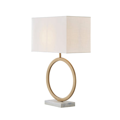 Orbis Ring Metallic Gold Table Lamp