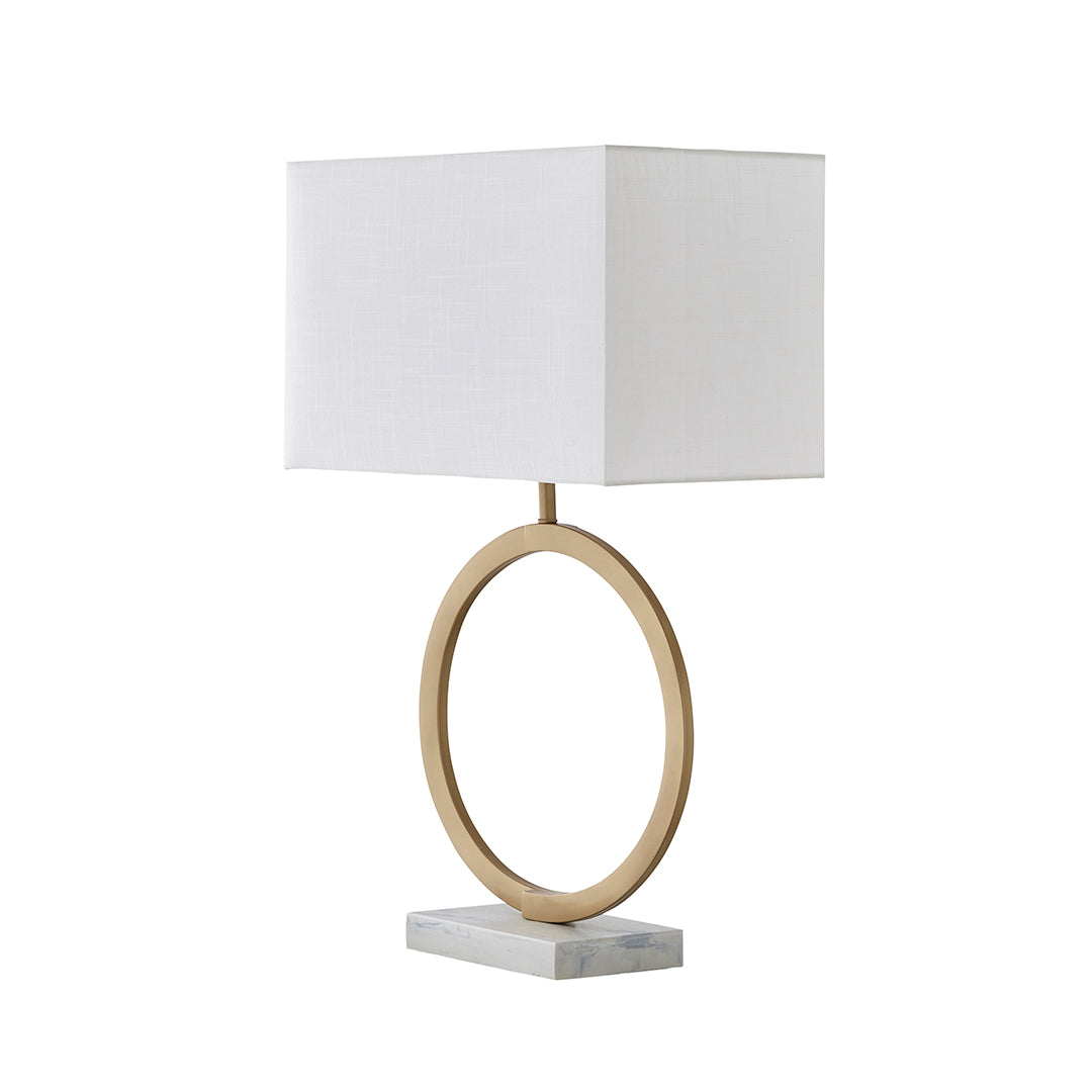 Orbis Ring Metallic Gold Table Lamp