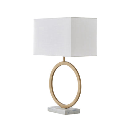Orbis Ring Metallic Gold Table Lamp
