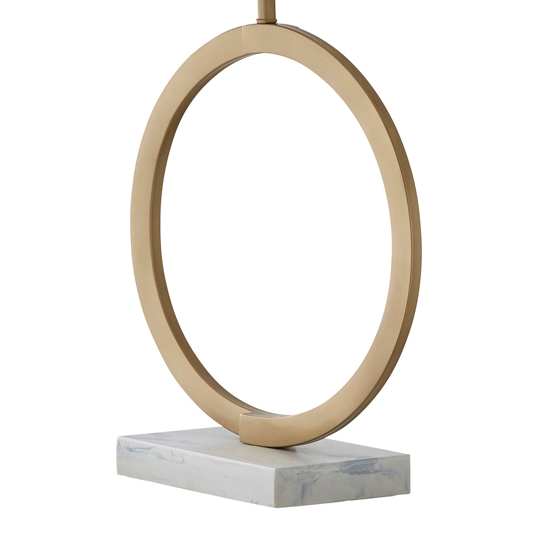Orbis Ring Metallic Gold Table Lamp