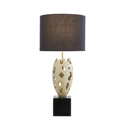 Riona Metallic Gold Table Lamp