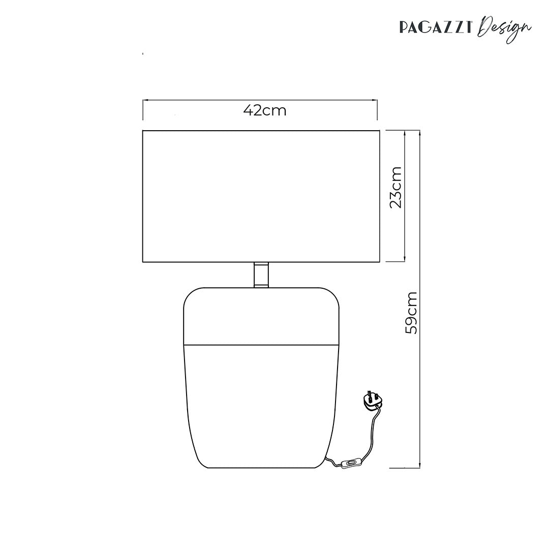 Syla Black And Gold Table Lamp