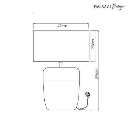 Syla Black And Gold Table Lamp
