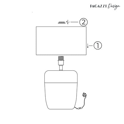 Syla Black And Gold Table Lamp
