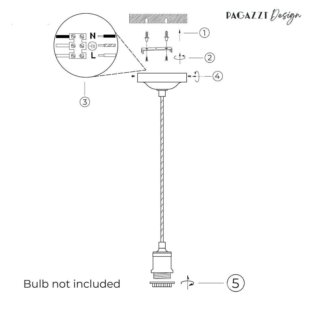 Elix Antique Brass Cable Set