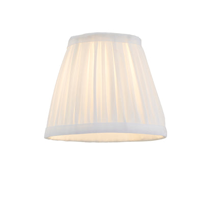 Junia Off White Pleated Candle Shade