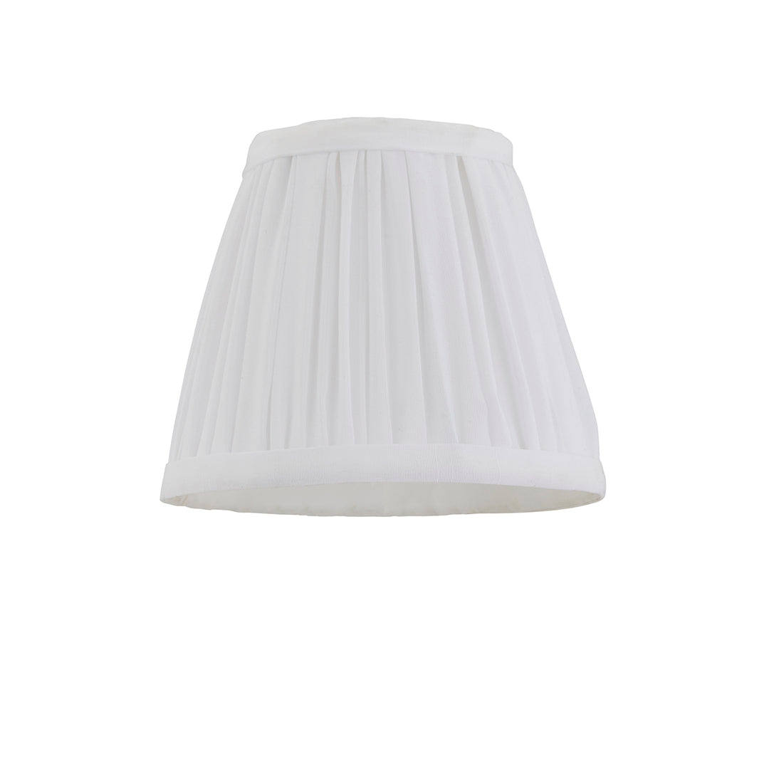 Junia Off White Pleated Candle Shade