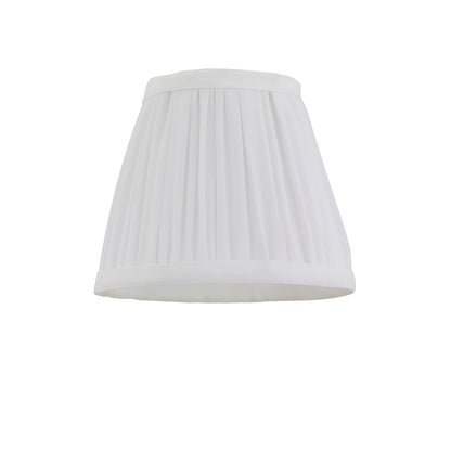 Junia Off White Pleated Candle Shade