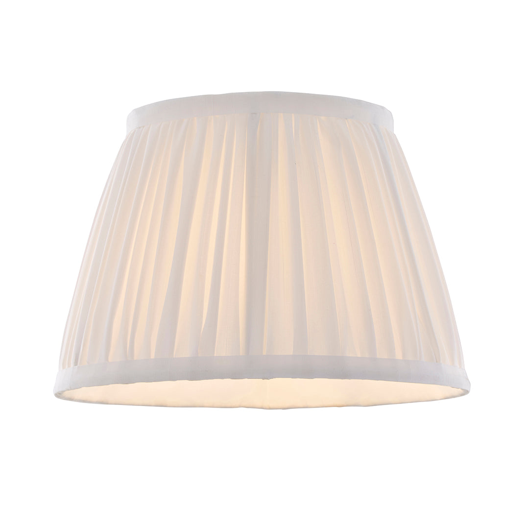 Junia Off White 25Cm Pleated Shade