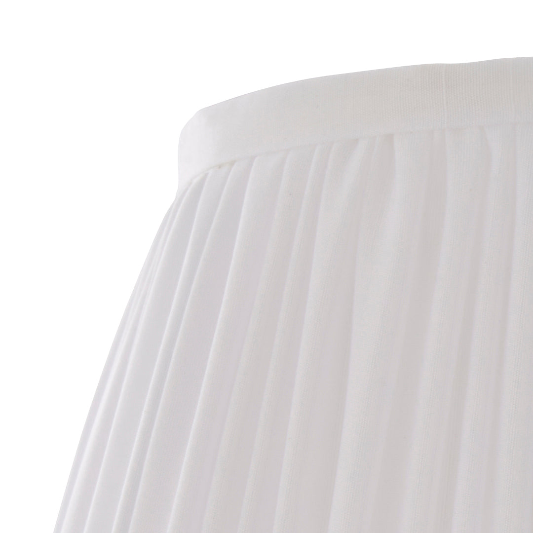 Junia Off White 25Cm Pleated Shade