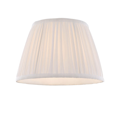 Junia Off White 30Cm Pleated Shade