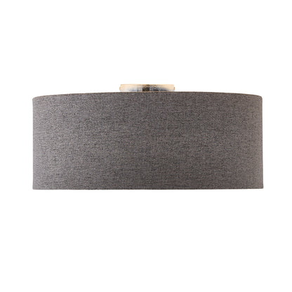 Averis Grey Flush Ceiling Light