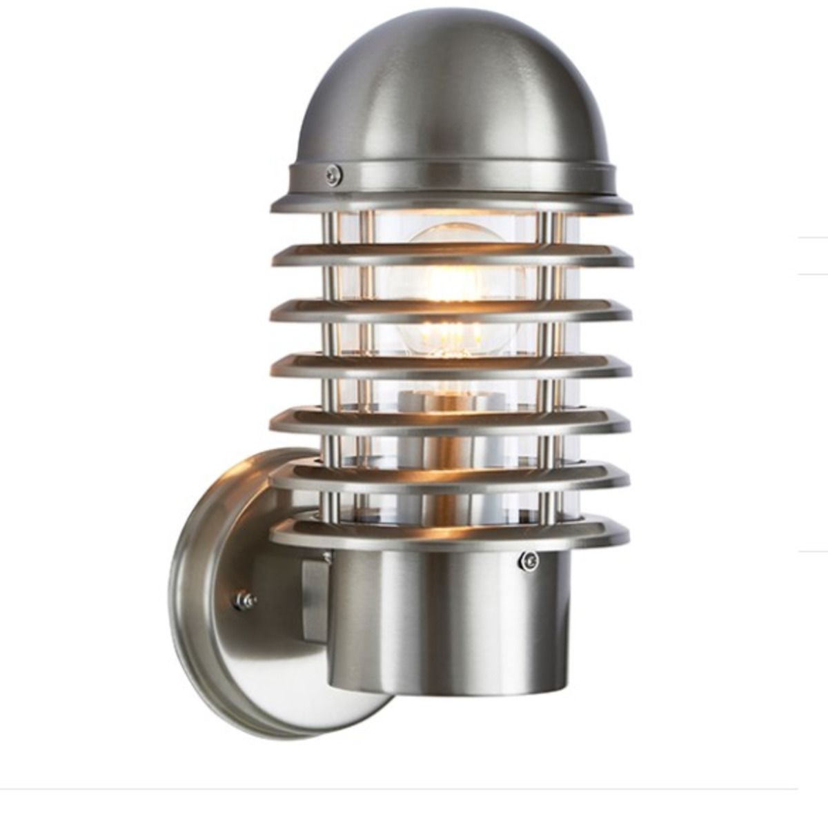 Lourve Stainless Steel Outdoor IP44 Wall Light