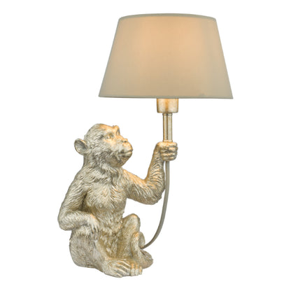Zira Silver Monkey Table Lamp